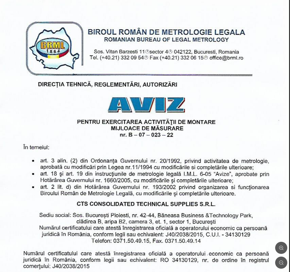 AVIZ MONTARE MDM